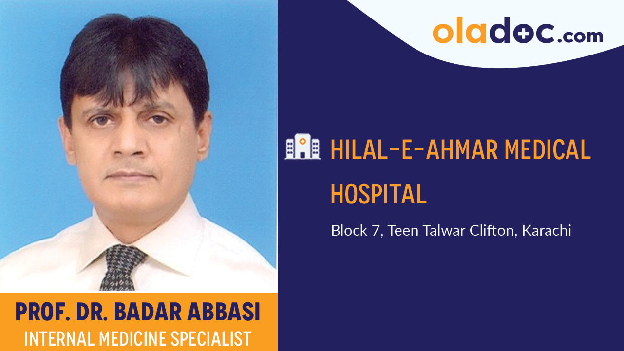 Practice location of Dr. Badar Abbasi